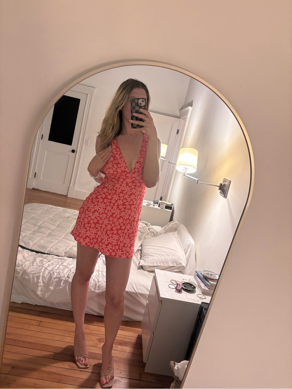 Cotton Candy LA Aria Mini Silk Dress • Small